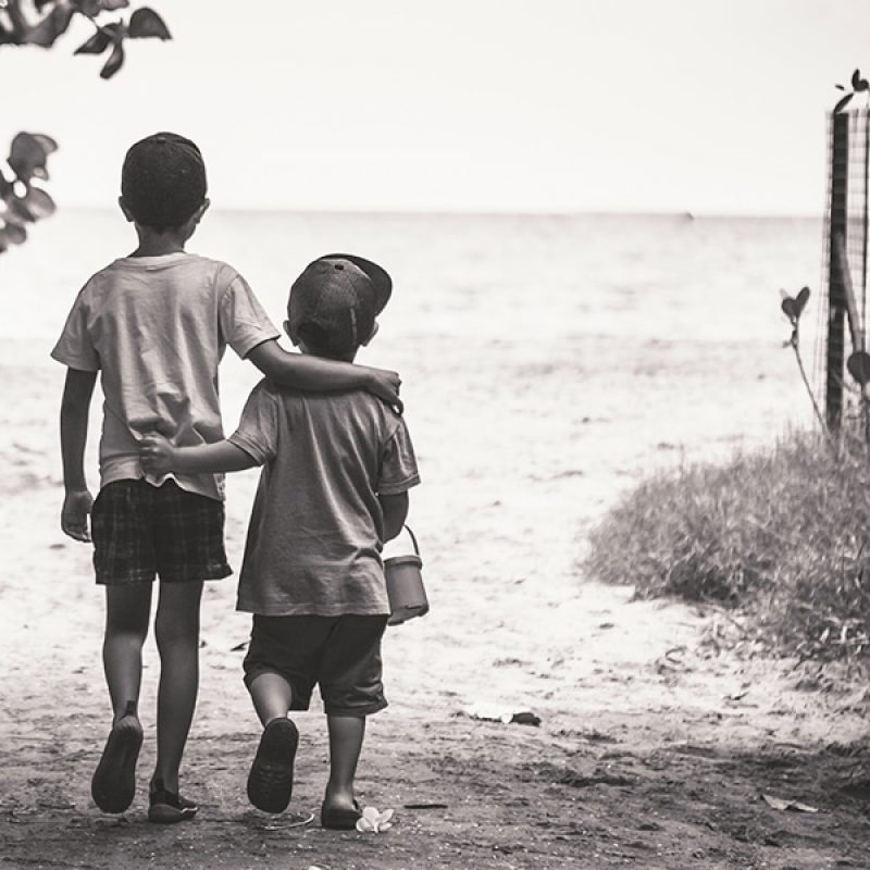 Kids walking | Photo by juan pablo rodriguez on Unsplash