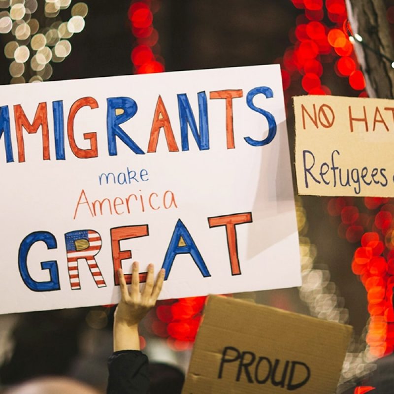 Migrants are welcome rally | Photo by Nitish Meena on Unsplash