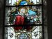 Stained Glass window of Saint Monica