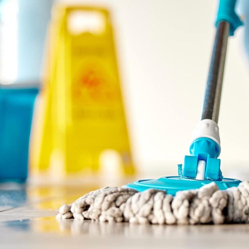 when you feel unseen; person cleaning a floor