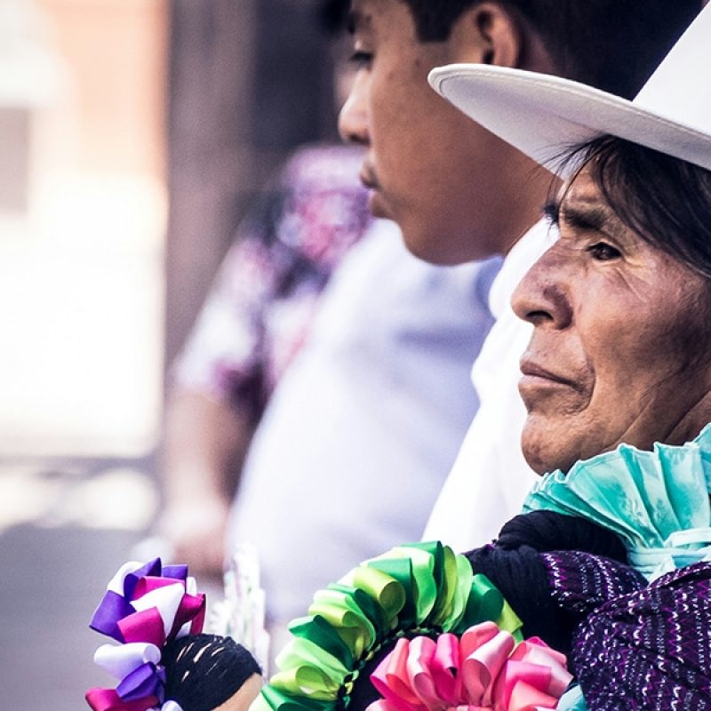 Aztec woman from Mexico